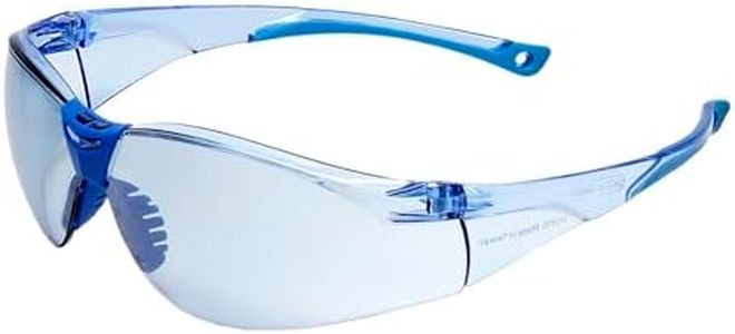 Calabria Drop Shot Blue Crystal Sport Safety Glasses for Pickleball Eye Protection for Women Pickleball Glasses for Men Racquetball Glasses for Men Cricket Glasses Safety Shades Squash Volleyball