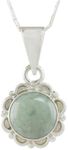 NOVICA Light Green Jade .925 Sterli