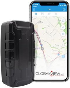 Hidden Magnetic GPS Tracker Car Tracking Device with Software (Long Battery Life) Real Time Truck, Asset, Elderly, Teenager Tracker - Covert Tracker - Fleet Tracking Global-View