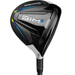 TaylorMade SiM 2 Max Steel Fairway Mens Right Hand Graphite Regular 3 Wood, Black/Light Grey