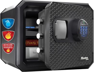 Master Lock Fireproof Waterproof Safe, 23L Security Box