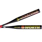 Worth | Jeremy Fry Signature Krecher XL Slowpitch Softball Bat | USSSA Softball | WSU6KJF1L | XL Endload | 1 Pc. Composite | 12.75" Barrel | 25 oz