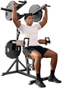 Deltoid and Shoulder Press Machine, Lateral Raise Machine with Adjustable Seat and Backrest, 800 lbs Capacity Upper Body Trainer