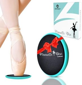 Ballet Pirouette Disc for Dancers - Portable Turn Disc for Dancing on Releve, Gymnastics and Ice Skaters - for Better Pirouette Technique, Releve, Turns and Dance Spinning (Sky Blue with box)