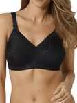 Triumph Doreen + Cotton 01 Non-Wired Bra Black (0004) 40D CS