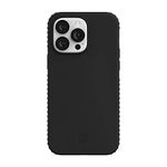 Incipio Grip Series Case for iPhone 14 Pro Max, Multi-Directional Grip, 14 ft (4.3m) Drop Protection - Black (IPH-2011-BLK)