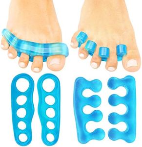 VIVEsole Toe Separators - Silicone Gel Spreader, 2 Pairs