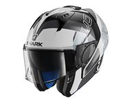 SHARK Motorcycle helmets EVO-ONE 2 SLASHER WKS, Blanc/Noir, S