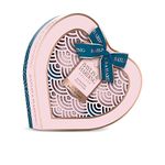 Baylis & Harding Jojoba, Vanilla & Almond Oil Luxury Bath Bomb Heart Trio Gift Set (Pack of 1) - Vegan Friendly