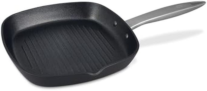 Zyliss Ultimate Pro Non-Stick Frying Pan with Pouring Lip 26cm/10in Anodized Aluminum Black Alpine Crystals Non-Stick Suitable for All Cooktop Hobs Oven Safe 10 Year Non-Stick Guarantee