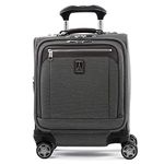 Travelpro Platinum Elite Underseat Spinner Tote Bag with USB Port, Vintage Grey, 16-Inch