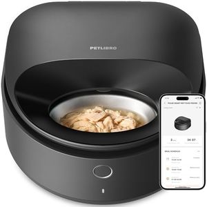 PETLIBRO Automatic Cat Feeder Wet Food with Stainless Steel Bowl, Refrigerated Auto Cat Feeder with Semiconductor Cooling, 3 Fresh Meals for 3 Days, App-Controlled Pet Food Dispenser, Easy to Clean