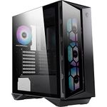 MSI MPG GUNGNIR 110R Mid-Tower PC Case - Tempered Glass, ATX, M-ATX & Mini-ITX Capacity, 4 x 120mm ARGB fans with Hub Controller, Magnetic Dust Filter, USB 3.2 Gen 2x2 Type-C, Gen 1 Type-A Ports