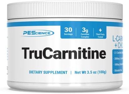 PEScience TruCarnitine, L-Carnitine-L-Tartrate, Superior Absorption Formula with Choline, 30 Serving, 3000 mg