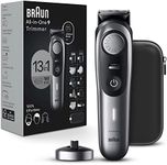 Braun All-in-One Style Kit Series 9 9440, 13-in-1 Trimmer for Men with Beard Trimmer, Body Trimmer for Manscaping, Hair Clippers & More, Sharpest Blade, 40 Length Settings,