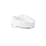 Medline White Raised Toilet Seat wi