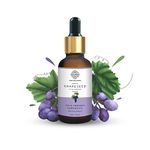 Mystic Pure Ayurveda Cold Pressed Grapeseed Oil For Fine Lines, Acne, Soothes & Hydrated Skin With Rich Antioxidant Benefits - 30ml