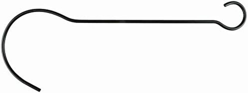 Esschert Design Double Hook Hanger, Iron, Black