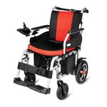 Vissco Zip Lite Power Wheelchair with Double Battery, 20Km Per Charge, Durable & Long Lasting, Weight Bearing Capacity 100kg