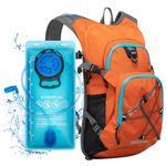 EVERFUN Hydration Backpack Water Backpack with Water Bladder 3-Liter Hiking Day Pack Women Men Lightweight Insulation Hydration Day Rucksack for Hiking, Cycling, Running, Climbing, Campin