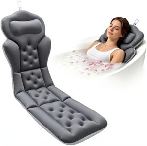 Ciieyuo Bath Pillow for Tub, Full Body Bathtub Pillow, Tub Cushion