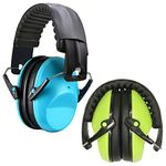 2 Pack Noise Canceling Headphones for Kids, Kids Ear Protection Earmuffs for Autism, Toddler, Children, Noise Cancelling Sound Proof Earmuffs/Headphones for Concerts, Air Shows, Fireworks