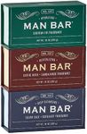 San Francisco Soap Co Man Bar 3-Piece Gift Set - No Harmful Chemicals - Good for All Skin Types - Made in the USA