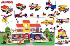 Adlon Coloured 900+Pcs Mega Jumbo Architect Building Blocks with Attractive Blocks&Smooth Rounded Edges-Building Blocks for Kids As Well As Adults Toy (Jumbo Architect-900+ Pcs)