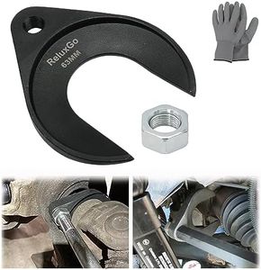 ReluxGo Inner CV Axle Puller Removal Tool 63mm with Nut, Front Wheel Drive Axle Pulley Attachment, Fits Slide Hammers with 5/8"-18 Threads, CV Joint Axle Removing Tool