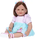 Adora Toddler Time Babies, 20" Premium Doll with Hand Painted Eyelashes and Face, Fresh Baby Powder Scent and Removable Clothing, Birthday Gift for Ages 6+ - Summer Flamingo