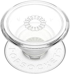 POPSOCKETS Pop Grip Holder for Phone & Tablet (Genuine) - Clear