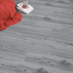 FLOREXP Vinyl Flooring - Lino Flooring,Peel and Stick Floor Tiles Self Adhesive Vinyl Flooring,2.0mm 7 Planks Waterproof,for Kitchen Living Room Floor Planks (1m²,Washed Grey)