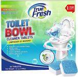 True Fresh Toilet bowl cleaner tablets 24 Pack, 1 year supply of cleaning and Deodorizing your toilet