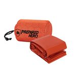 Prepared Hero Emergency Sleeping Bag - 1 Pack - Emergency Survival Tool Emergency Sleeping Bag for Camping, PE Sleeping Bag