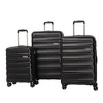 American Tourister Speedlink 3-Piece Nested Set, Black (Model 133518-1041)