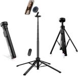 ULANZI MT85 Magnetic Phone Stand with Automatic Opening Selfie Stick 150CM Four-Leg Tripod Bluetooth Remote Control Compatible with iPhone 17/16/15/14/13/12 for Vlogging/Live