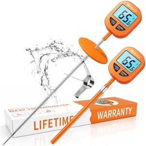 BOMATA Digital Meat & Candy Thermometer 2 Pack, Include 10" & 5" Probes