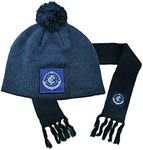 Carlton Blues AFL Footy Baby Infant Toddler Beanie Scarf Pack