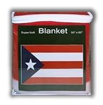 Puerto Rican Flag Fleece BlanketNEW