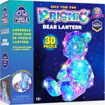 PRISMIC Make Your Own 3D Bear Night Light Craft Kits - Christmas Teen Girl Gifts, 11 10 9 8 Year Old Boy Gift Ideas, Girls Gifts 8-12 Years Old & Tween Girls Gift - Arts and Crafts for Girls Age 10-12