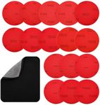 Windspeed 16+1 Pack Bowling Ball Sanding Pads with Bowling Towels, Bowling Ball Cleaning Pad 180/400/500/800/1200/2000/2500/3000 Bowling Ball Grit Pads