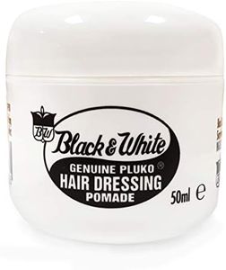 Black and White Pluko Hair Dressing Pomade 50ml