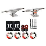 Independent Skateboard Trucks Mids 144 (8.25") with Wheels, Bearings, Hardware