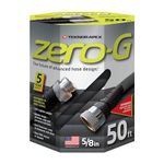 New zero-G 4001-50 Lightweight, Ultra Flexible, Durable, Kink-Free Garden Hose, 5/8-Inch by 50-Feet, Black