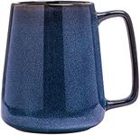 Tsreinh Extra Large Ceramic Coffee Mug,24 Oz,Oversized Tea Cup for Home and Office,With Big Handle,Dishwasher and Microwave Safe (24 Oz Blue)