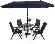 PHI VILLA Outdoor Patio Dining Set 