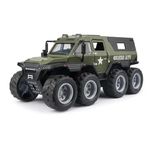 FEXXA 1:32 Scale Exclusive Alloy Metal Pull Back Die-cast Car Model with Sound Light Mini Auto Toy for Kids Metal Model Toy Car with Sound and Light? (8x8 SUV Pickup - GREEN)