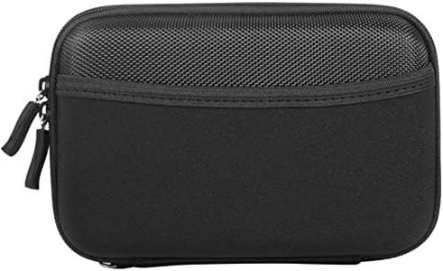 AWDO Hard Shell Diabetic Supplies Travel Case Organizer Bag for Blood Glucose Meter, Blood Sugar Test Strips, Lancets, Syringes, Pens, Needles, Alcohol Wipes, Diabetes Testing Kit Case (Small, Black)