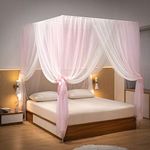 Mosquito Net 4 Corner Post Bed Cano