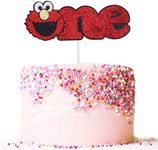 happy 1st cake topper,one-year-old cake topper, Cartoon theme Happy Birthday Red Flash cake topper, baby 1st birthday party decorations